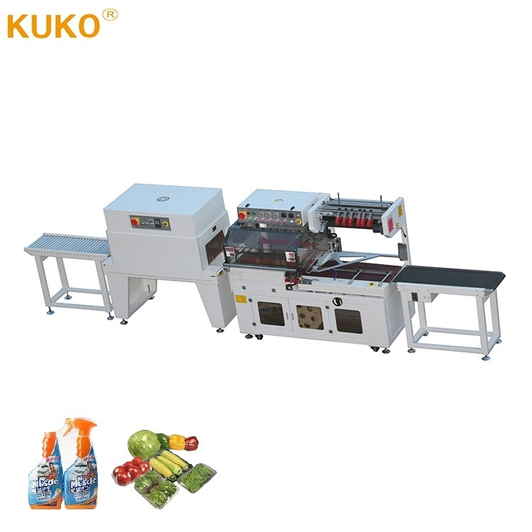 L Sealer Heat Shrink Wrapping Machine Thermal Tunnel Packer Shrinking Sealing Machine for A4 Photocopy Paper