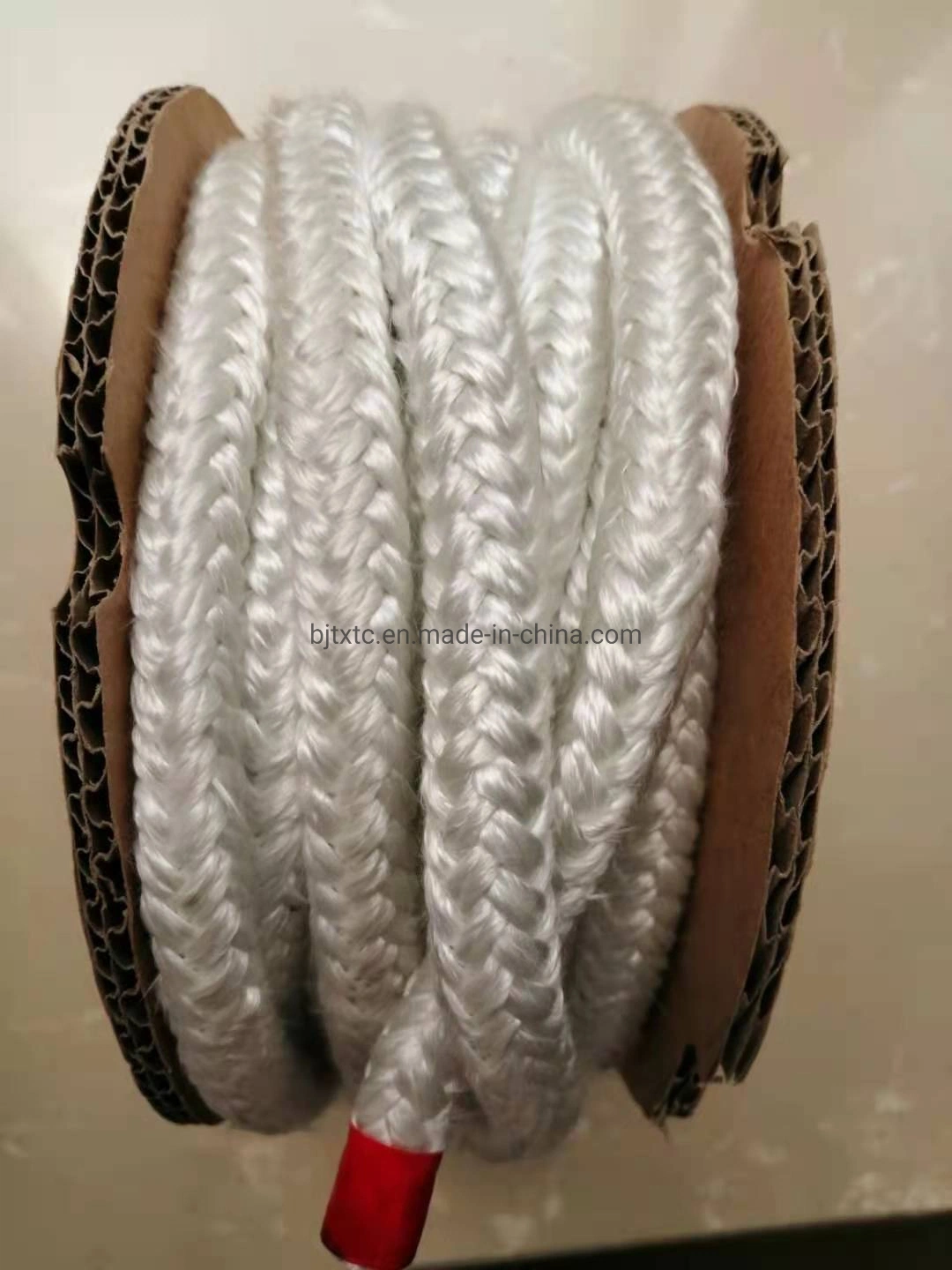 Fiberglass Round Braided Rope for Thermal Insulation