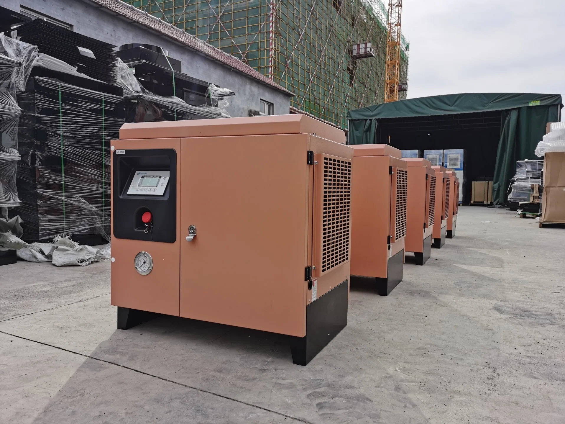 SCR Twin-Screw CE, UL, ASME, Whole Machine Low Pressure Screw Air Compressor