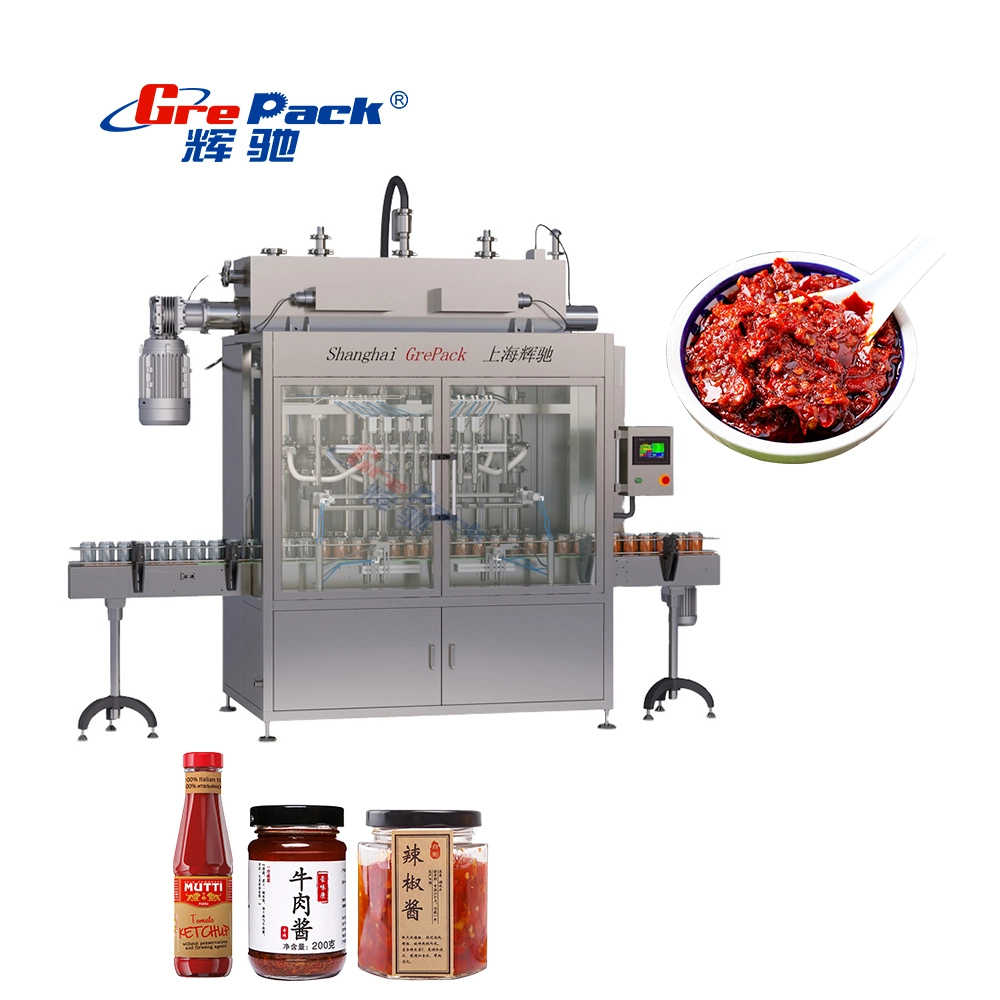 Automatic Sauce Jam Honey Bottle Filling Machine Without Dripping