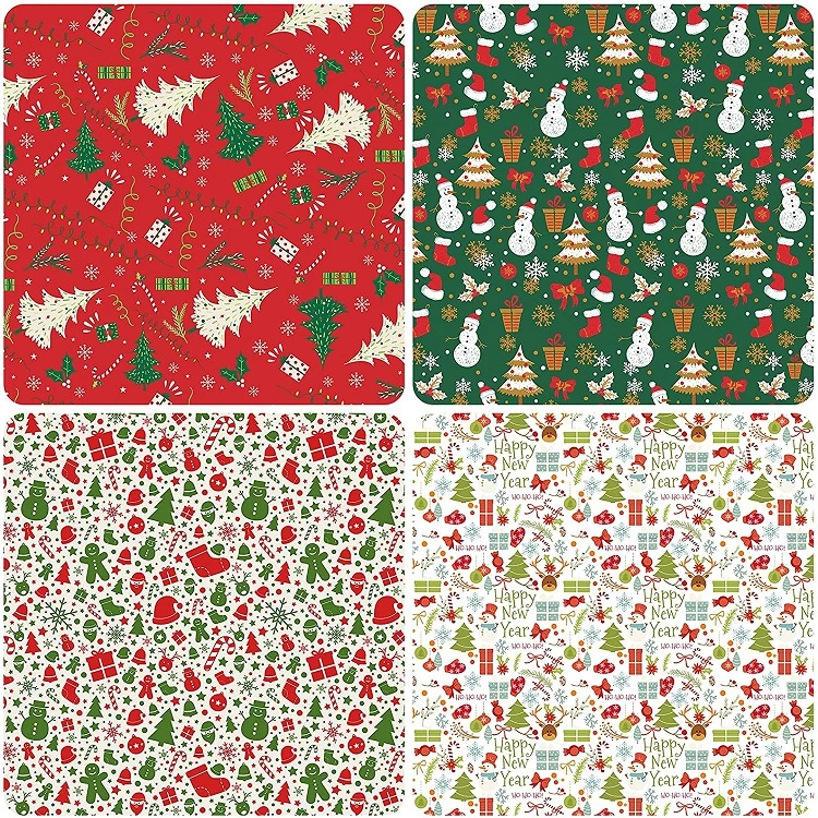 Tear Resistant Gift Wrapping Paper on Christmas