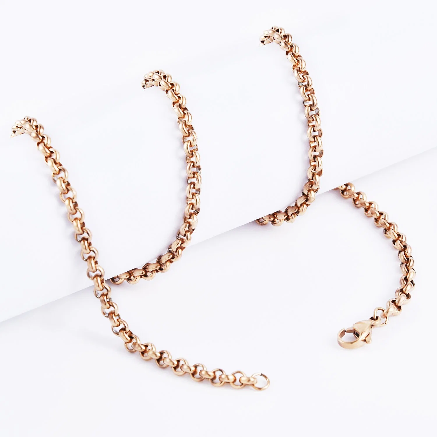 Fashion Accessories Stainless Steel Jewelry Macking Belcher Chain for Necklace Handcraft DIY