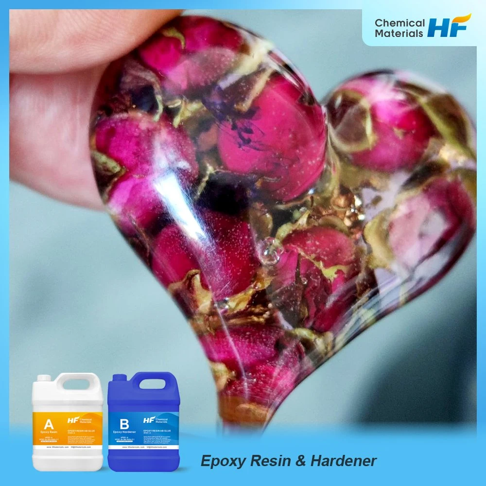 Hot Sale Food Grade FDA Approved High Transparency Do It Yourself Super Clear Casting for Flower Making Epoxy Resin with Hardener