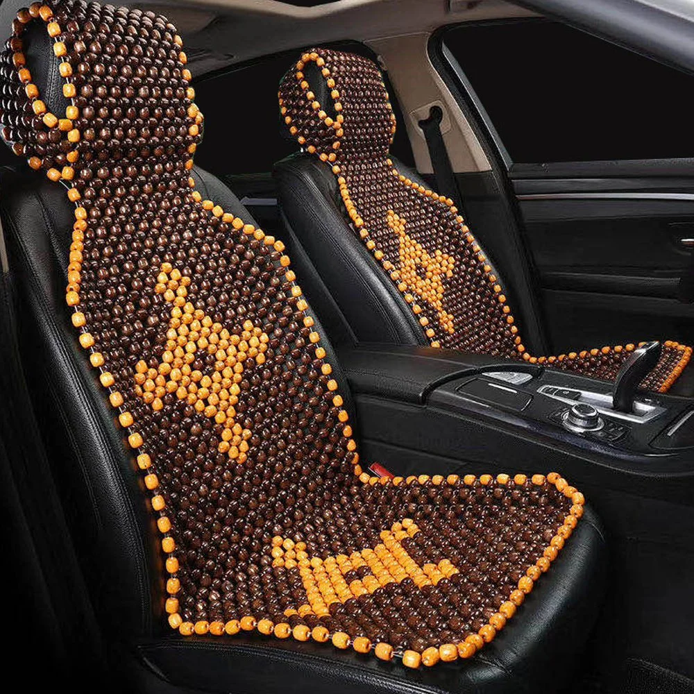 Cheapest Car Parts Massage Breathable Cool Waterproof Color Car Wooden Seat Cushion Cover