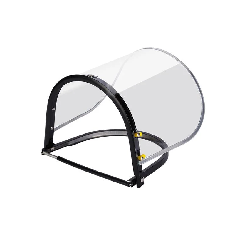 Factory Supply ABS & Aluminum Material Safety Face Shield Bracket Transparent Face Shield Visor