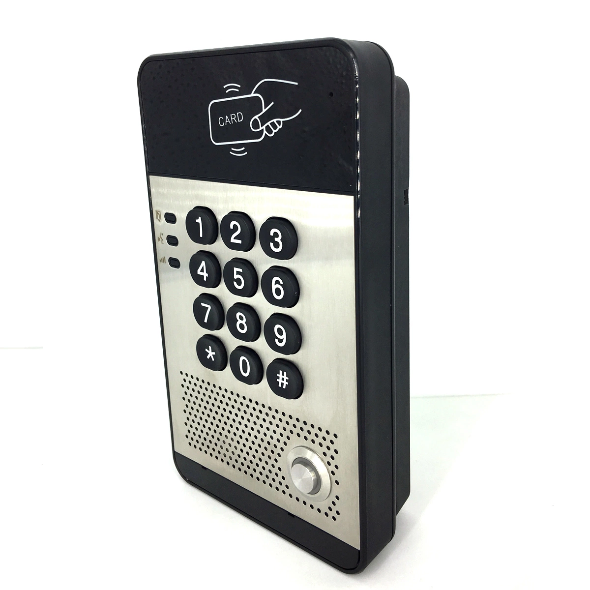 Touch Keyboard SIP Door Phone Support Swiping Card and Password to Open Door