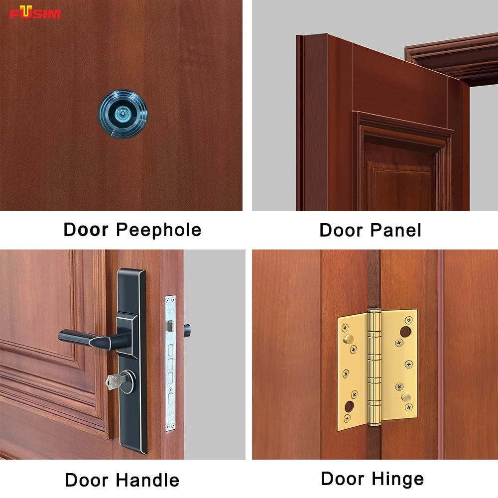 Security Doors Customized Steel Wooden Single Door (FXGM-C320)