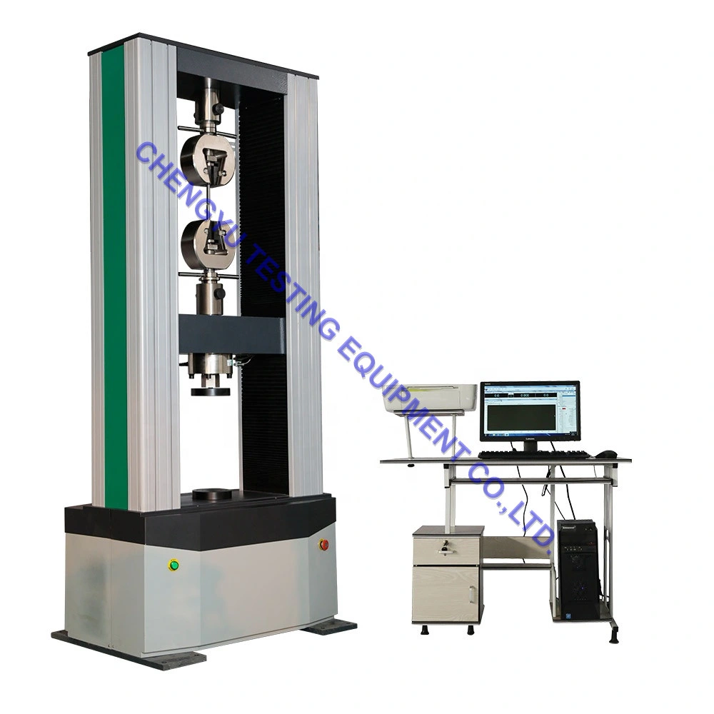 100kn equipo Laboratorio de Electrónica de presión y equipo de pruebas universales de resistencia de materiales de prueba de tensión de la máquina con el bajo precio