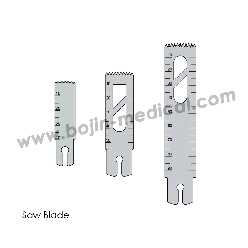 Saw Blade for Cutting Bones in Surgery