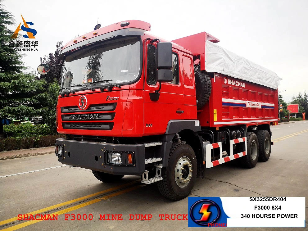 China Shacman 6X4 20 Cubic Meter 10 Wheel 340hptipper Truck Mining Dump Truck for Sale New Diesel Engine