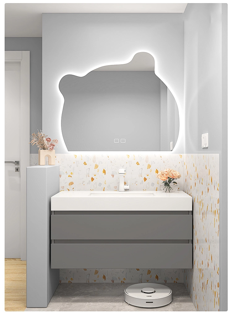 2022 New Arrival Products Hotel Modern Makeup Vanity Mirror Kids Bathroom Bear Irregular Shaped Cute Mirrors Decor Wall Large