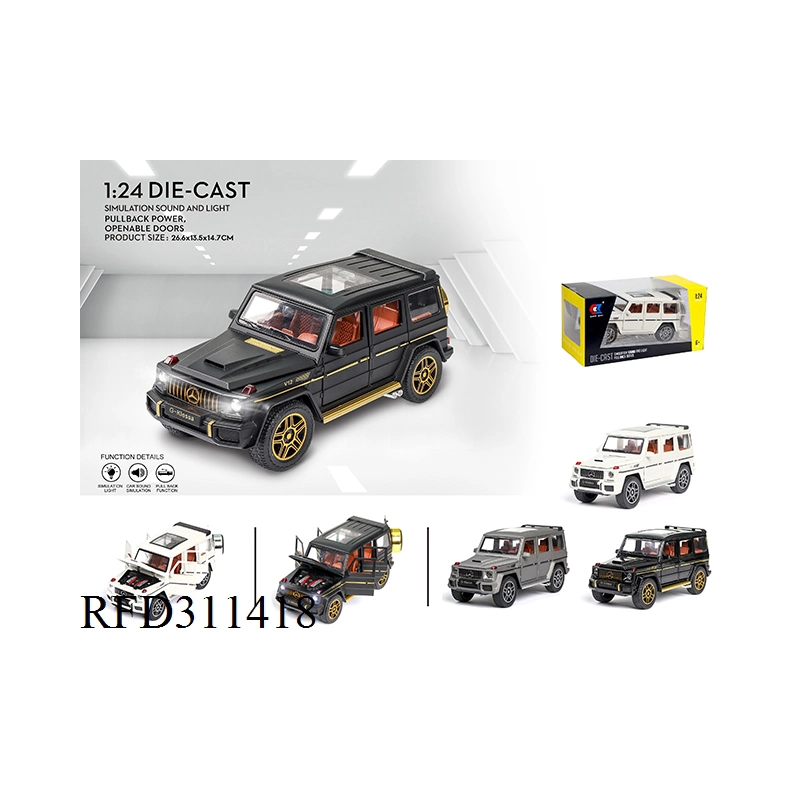 1: 24 Scale Lm300 Vehicle Model Metal Car with Sound and Light