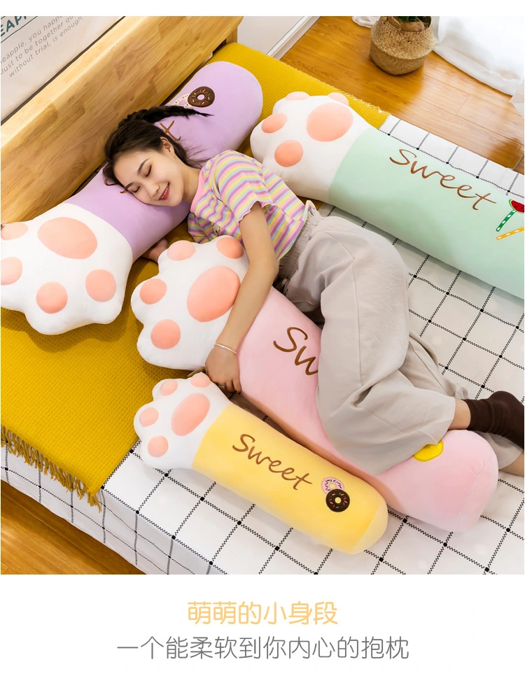 Sweet Plush Paw Pillow Stuffed Toy OEM Wholesale/Supplier Good Quality ICTI Cushion Gift Popular