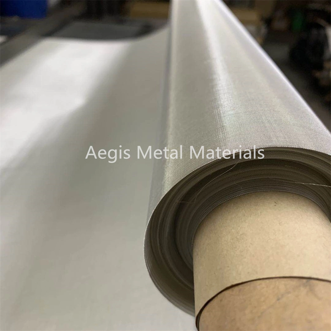 Twill Weave Aluminium Woven Wire Mesh 150 100 80 60 Mesh 0.08 0.12 0.1 mm Wire Diameter