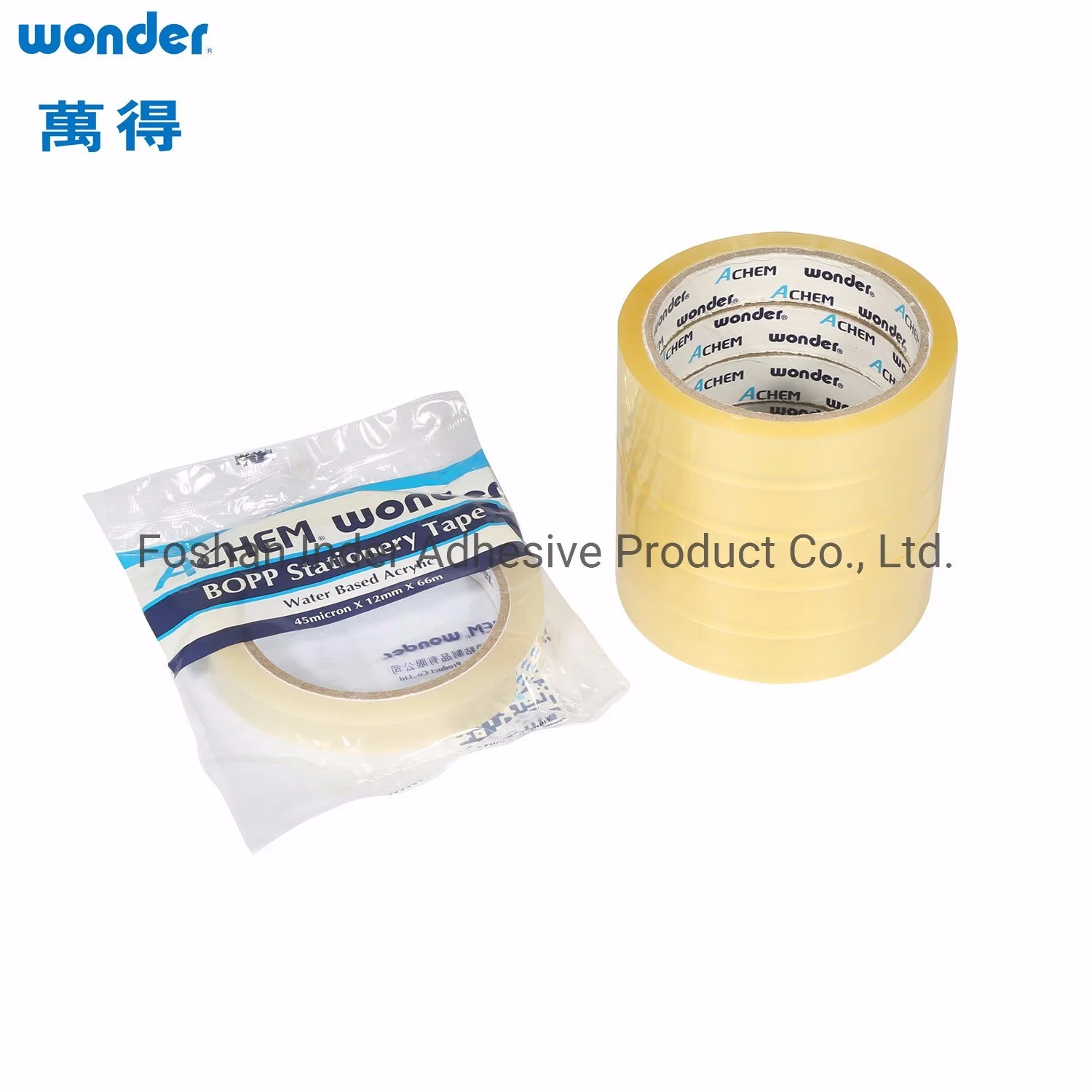 OPP Packaging Carton Sealing Tape 32382 Acrylic Self Adhesive Wonder