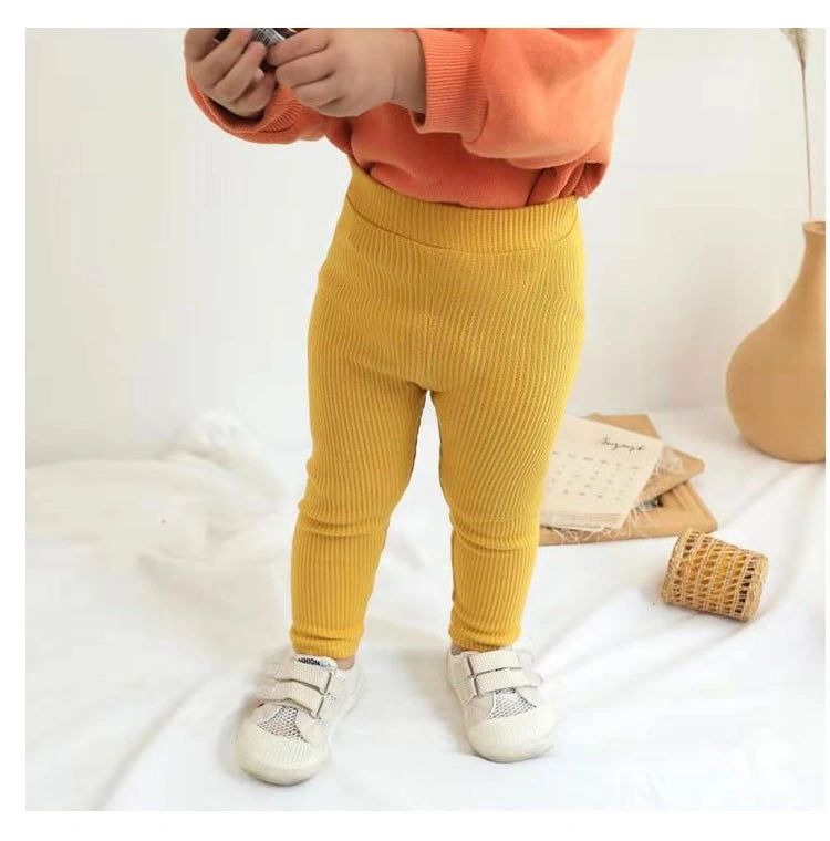 Abckids Kleinkind Mädchen Hose &amp; Hose 10% aus Vertical Strip Leggings Baumwolltasche Babyhose