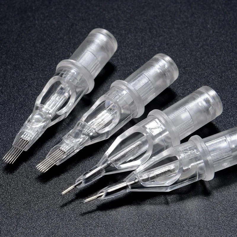 Grey and Clear Color Medical Sterile Tattoo Cartridge Needle