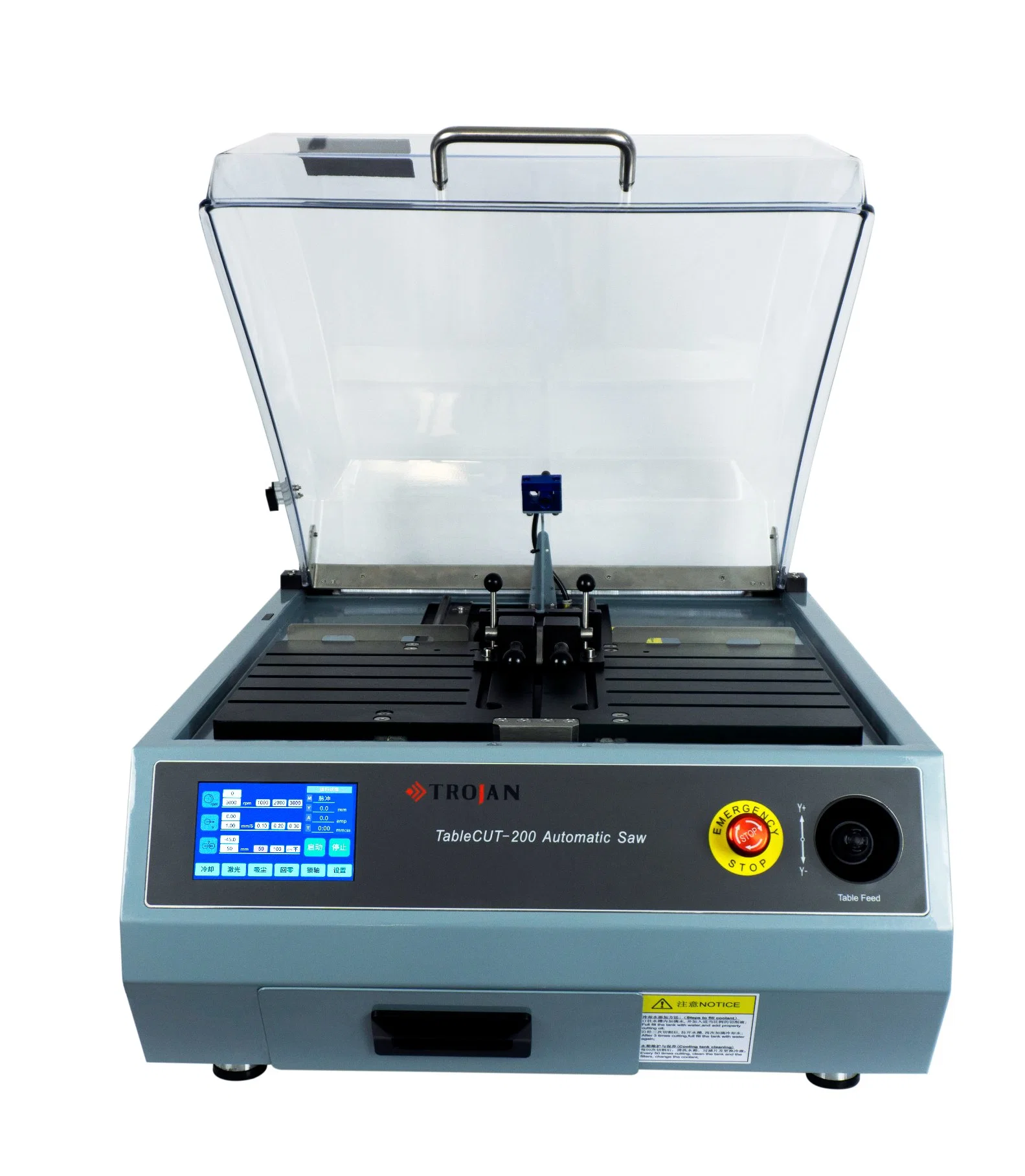 Cortador de precisión metalográfico máquina de corte abrasivo metalográfico