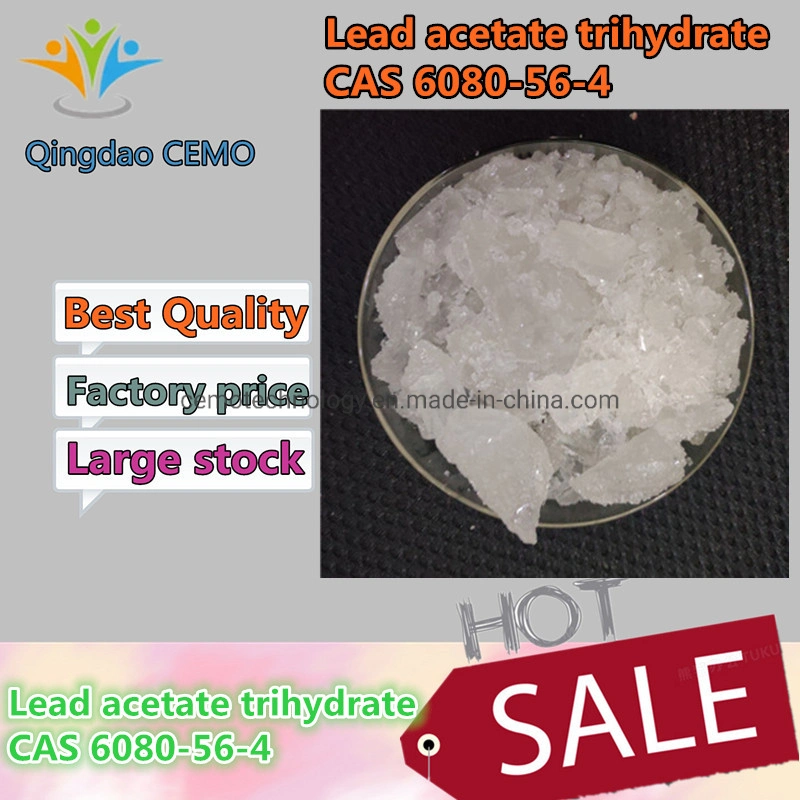 Alimentación fabricante CAS 6080-56-4 trihidrato de acetato de plomo con alta calidad