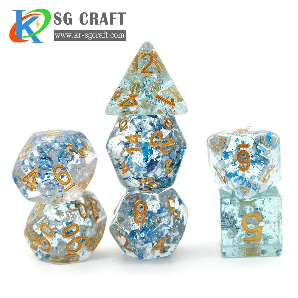 Hot Sell New Type Resin Dice Set No MOQ