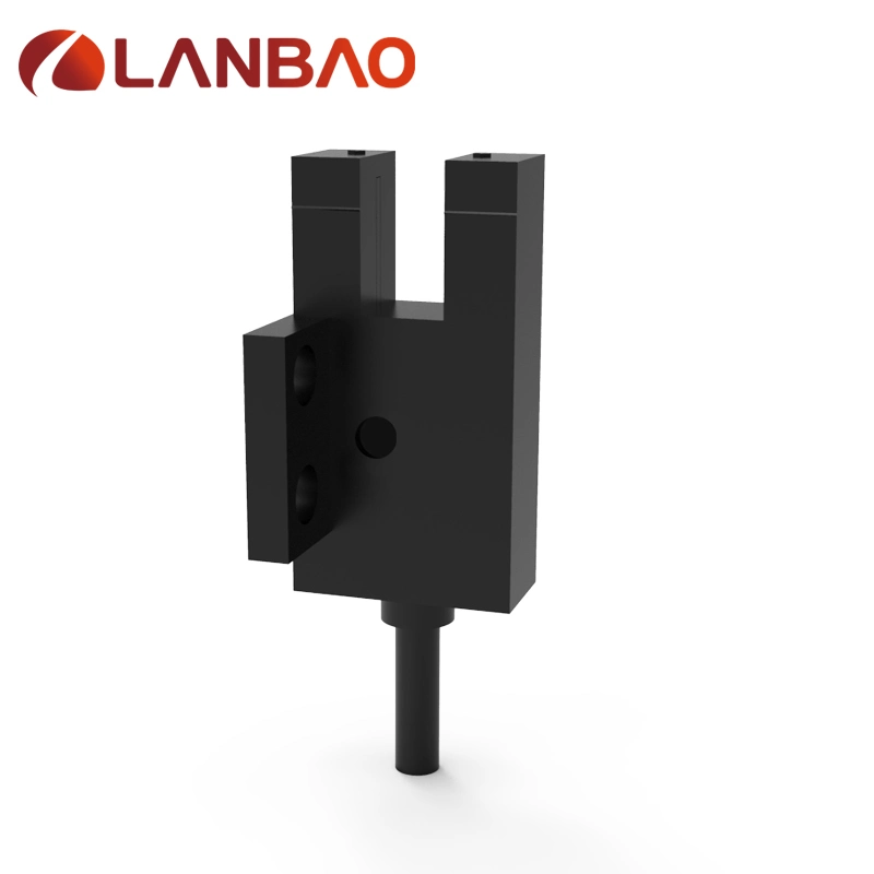 LANBAO 5mm de distancia del sensor de ranura Mini a través del Sensor fotoeléctrico haz PU05s 5-24VDC