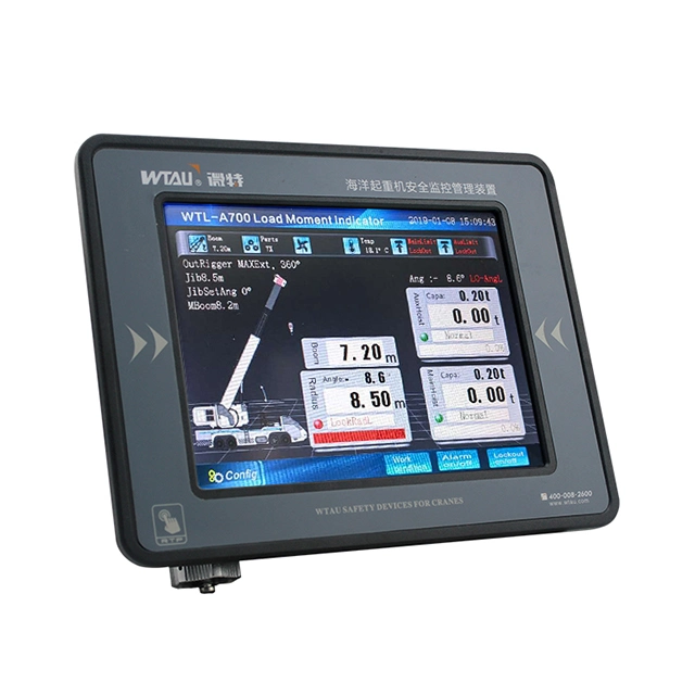 8inch Color Touch LCD Screen Zoomlion Crane Use Load Moment Indicator System