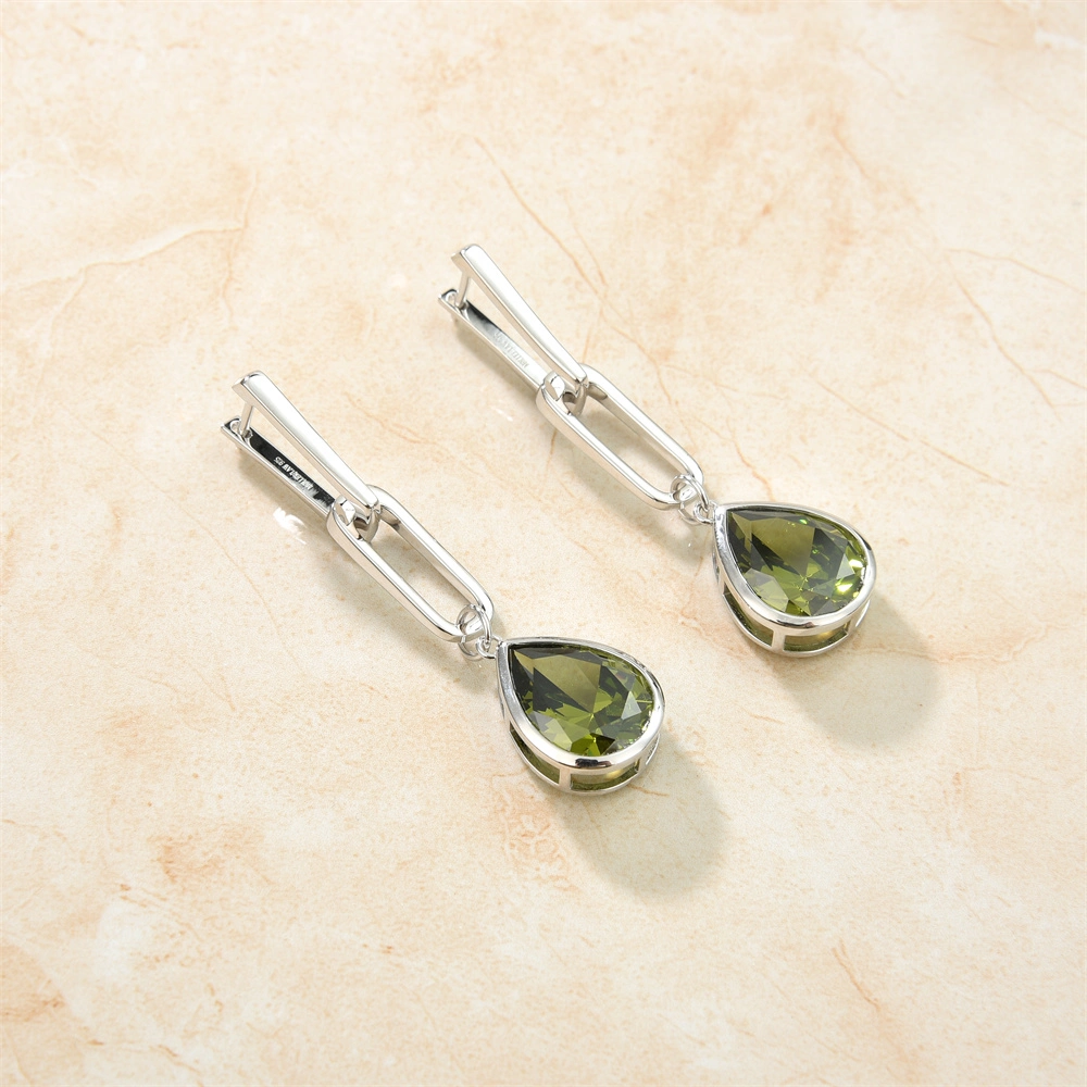 Fashion 925 Sterling Silver Drop Earrings