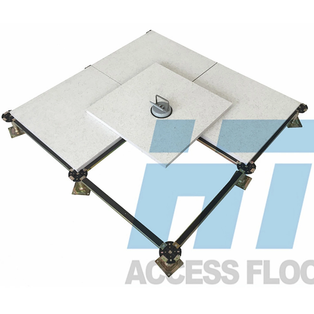 China Wholesale/Supplier Building Material Anti-Static Access Floor PVC Panel for Computer Room, Data Center