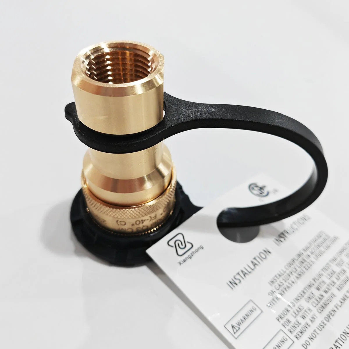 Brass Natural Gas Quick Connector Fittings for LPG 1/2" Hose