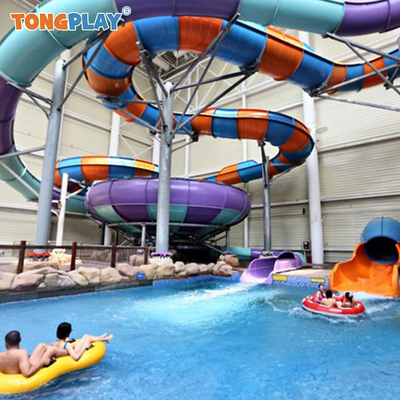 Aqua Park breiten Swimmingpool Python Slide Resort Ausrüstung und Vergnügungspark
