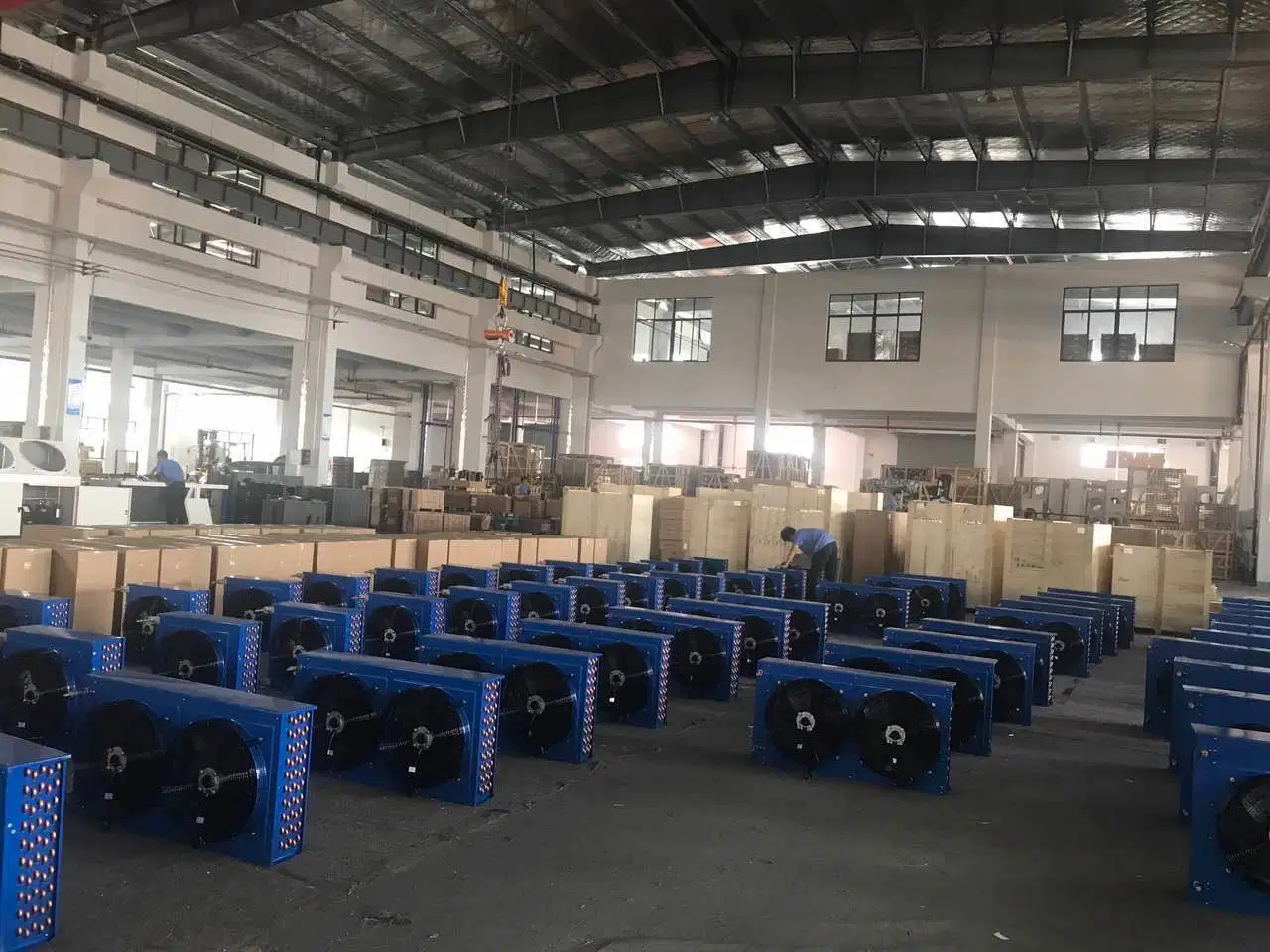 Factory Copper Tube H Condenser Coil Without Fan Motor for Open Type Condensing Unit Outdoor Cooling Unit