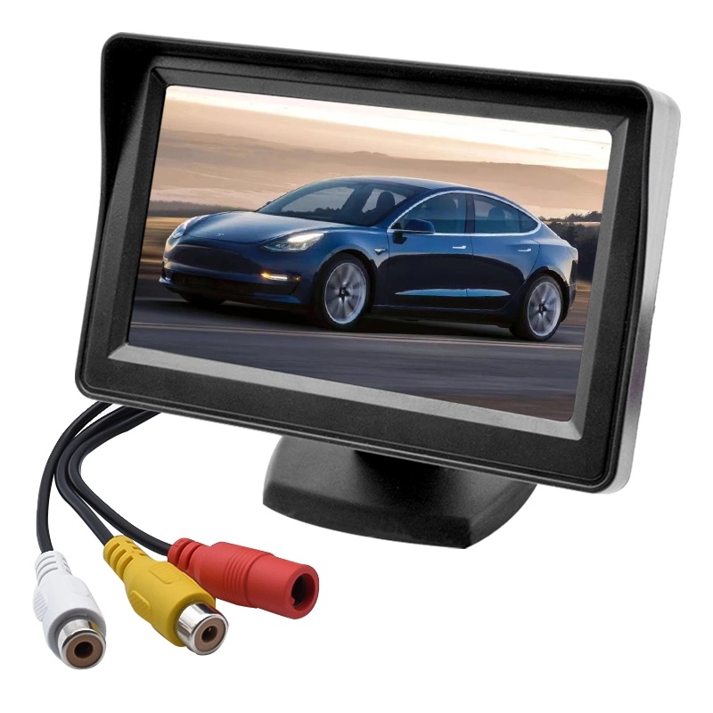 4.3 pouces Moniteur LCD TFT Rétroviseur pour Voiture Moniteur Bébé pour Véhicules Universels