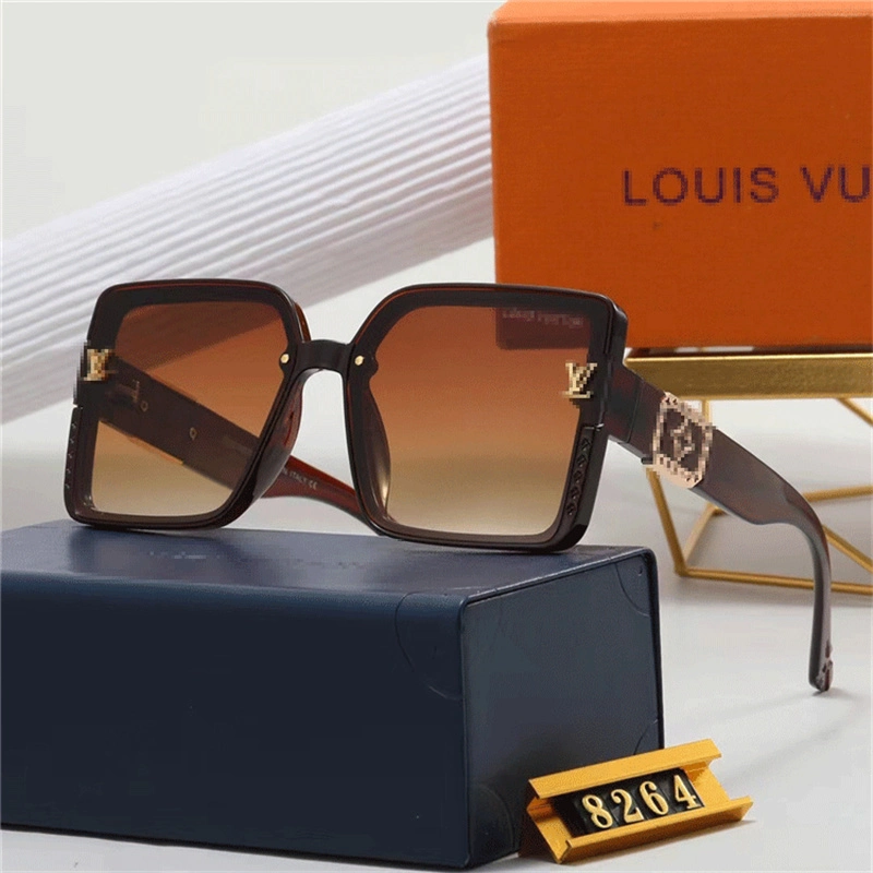 Polarized Gradient Luxury Brand Designer Sun Glasses for Men Vintage Fashion Glasses Women Eyewear 7822