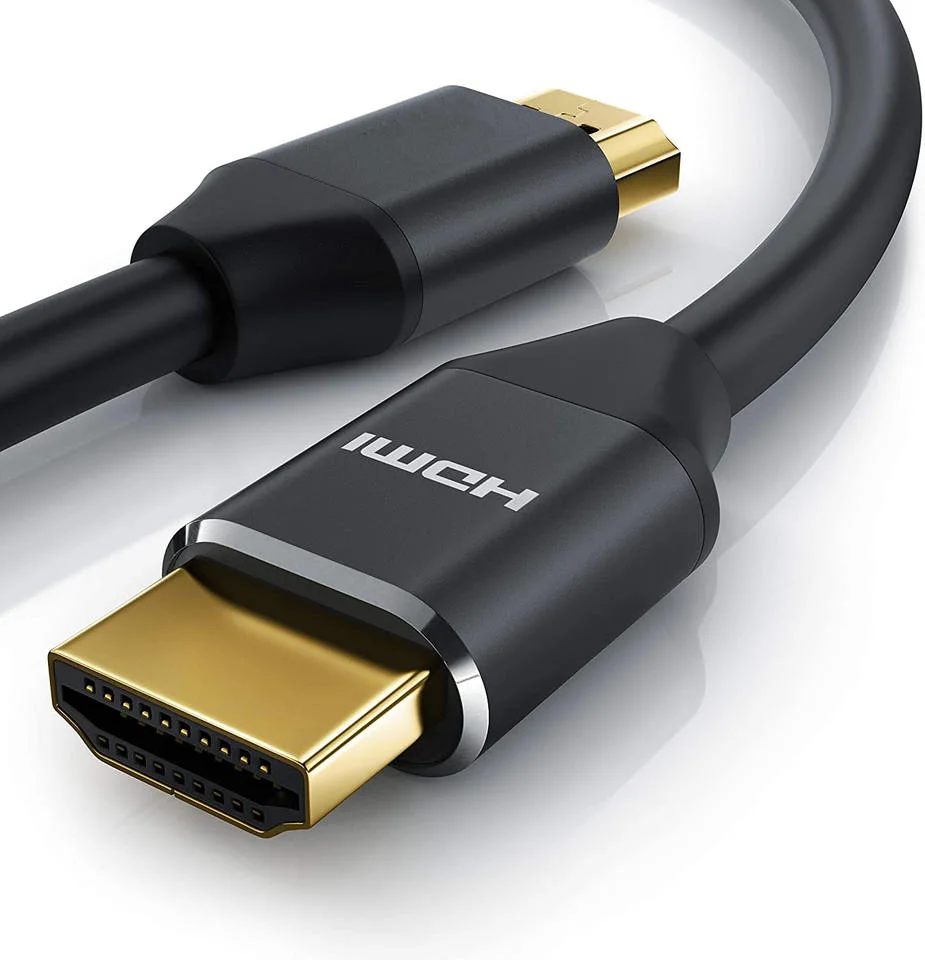 Ultra alta velocidad certificada Cable HDMI a HDMI YUV444 3D 8K@60Hz 4K@120Hz de oro de 48Gbps cable HDMI para PS4