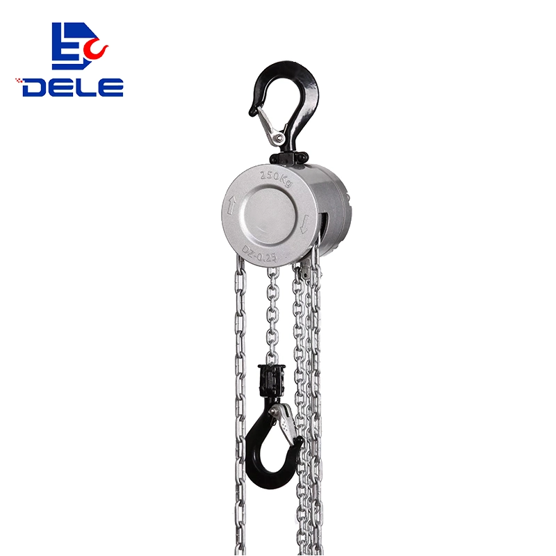 Mini Hoists 0,25ton Aluminium Alloy Chain Block elevador de cadena manual