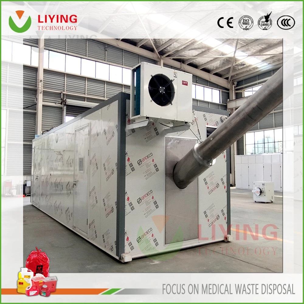 Chinese Manufacturer of Hospital Healthcare Medical Waste Management with Microwave Sterilizer