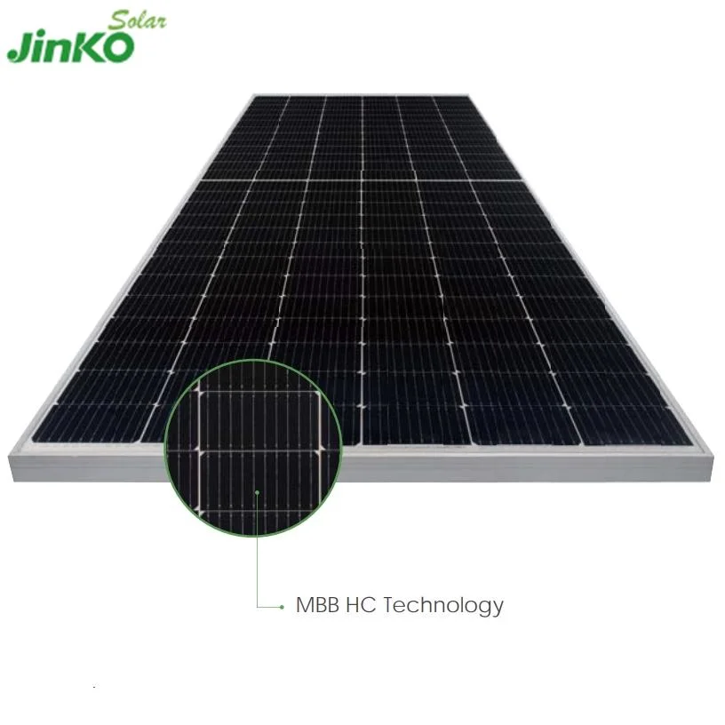 Jinko Solar Mono 605W-625W panel solar Bifacial Mbb células solares Mono144 de doble cristal de la mitad de las células módulo solar