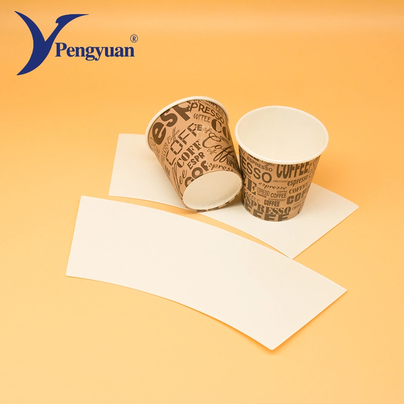 Factory Logo Printing Paper Cup Fan Cup Raw Material