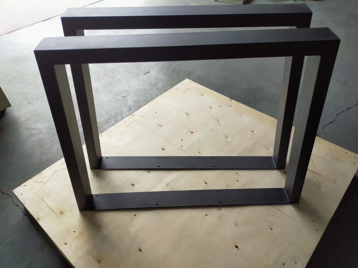 Custom Powder Coated Steel Dining Frame Table Legs, Base