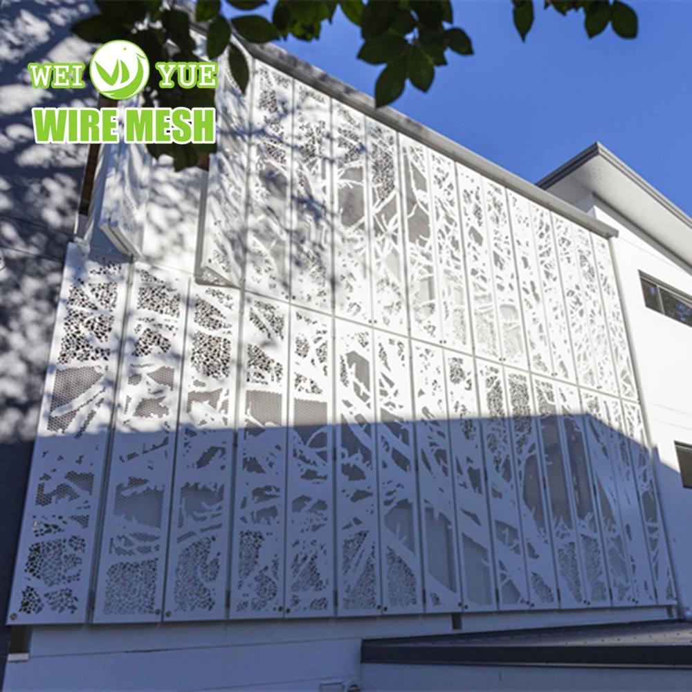 Anpassung Mesh Balustrade perforiertes Metallblech Baumaterial für Wand Verkleidungen