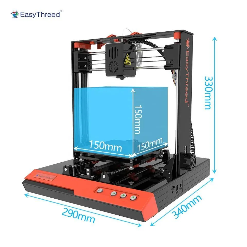 Portable 150*150*150mm Quiet Printing Impresora 3D Education Office Printer