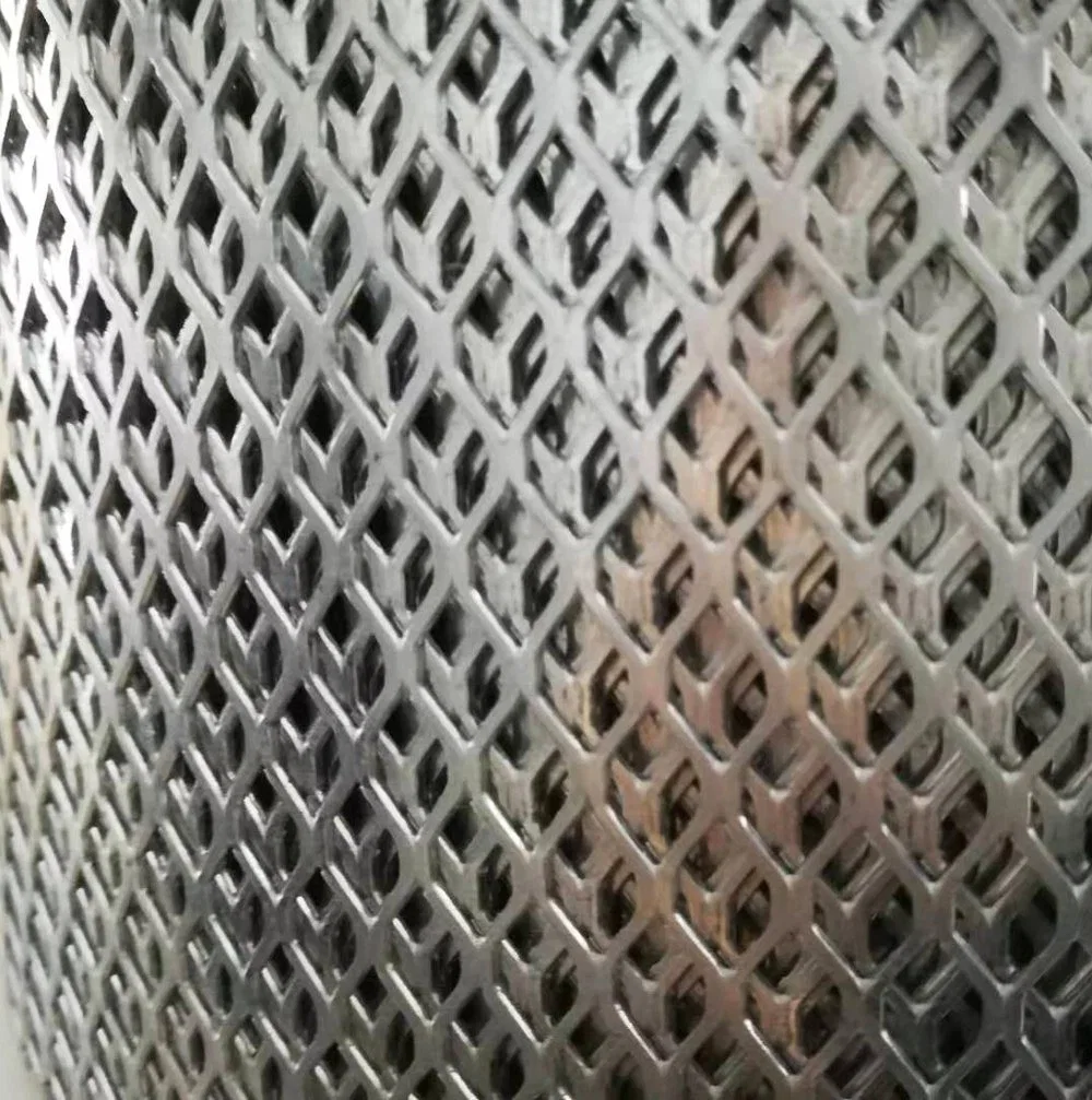 109mm Width 7*12 mm Expanded Metal Mesh for Dust Filter