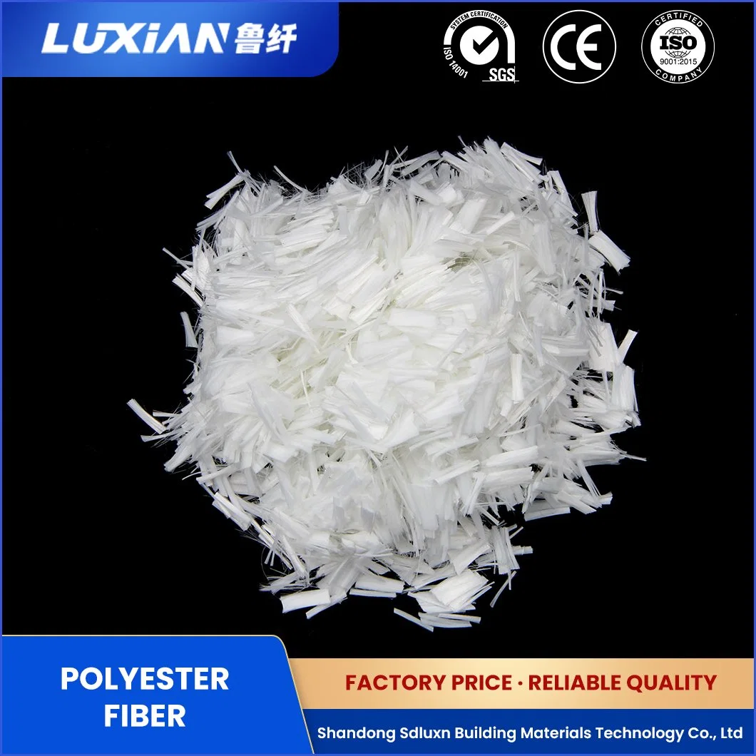 Sdluxn Fiber Building Material Lxdg Modified Polyester Spun Polyester China Heat-Resistant Polyester Staple Fiber Flling Manufacturers