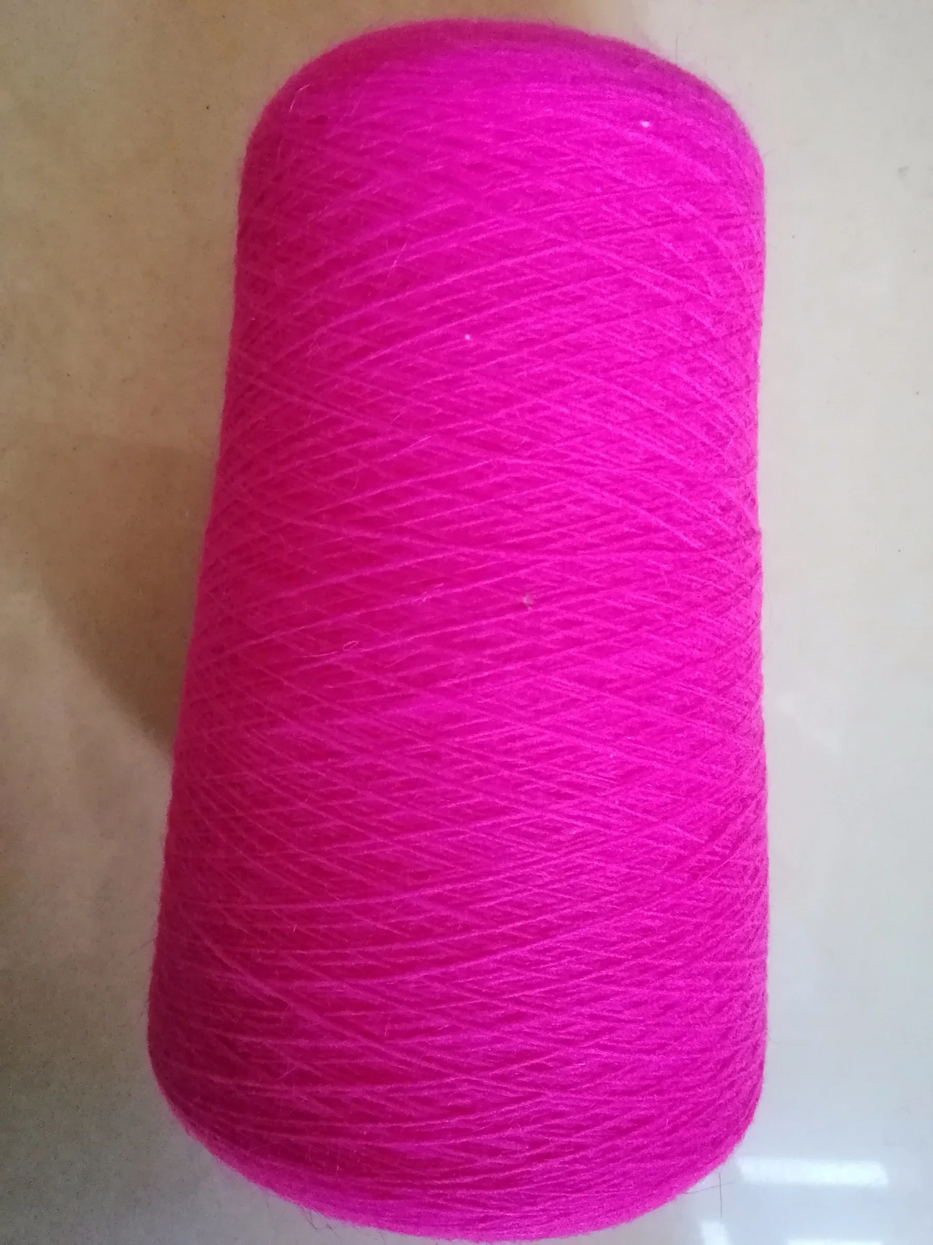 Acrylic Lyocell Wool Blenched Semi Worsed Yarn