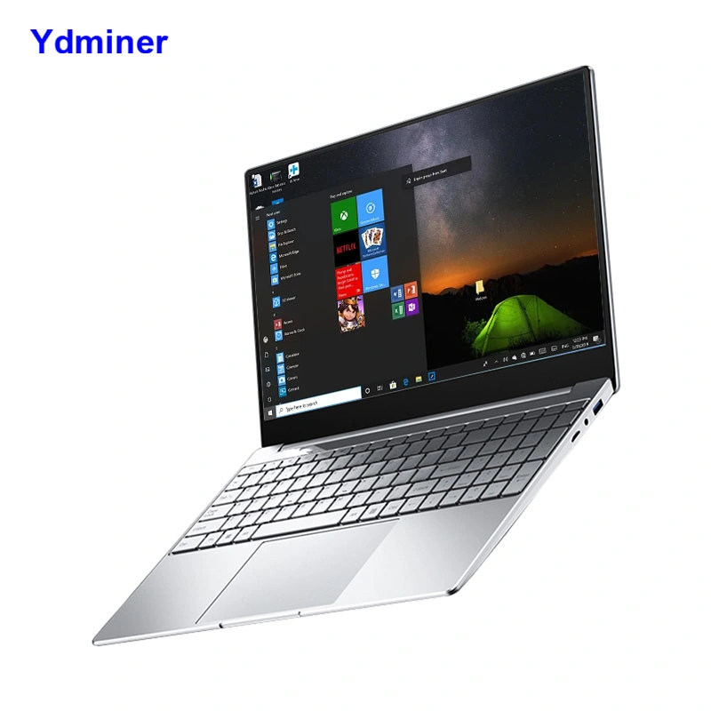 15.6 Inch Laptops 8GB + 128GB SSD Laptop Fingerprint and Backlight Keyboard Slim Design Notebook