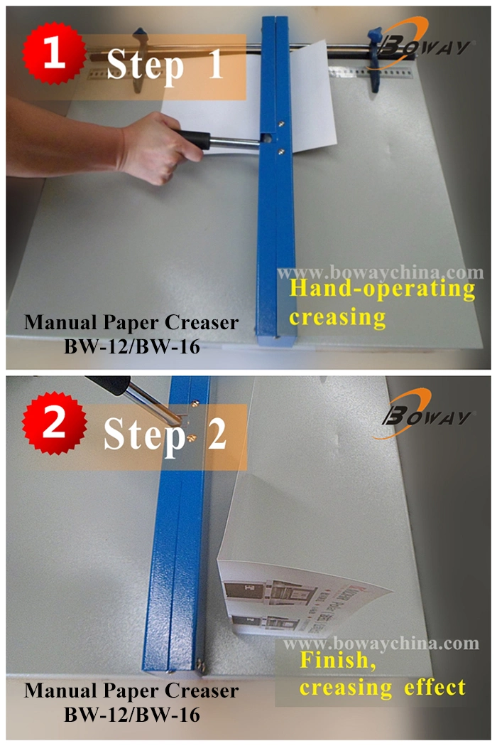 Ad Office Hand Operatiing Manual A3 A4 Paper Size Creaser Machine Bw-16