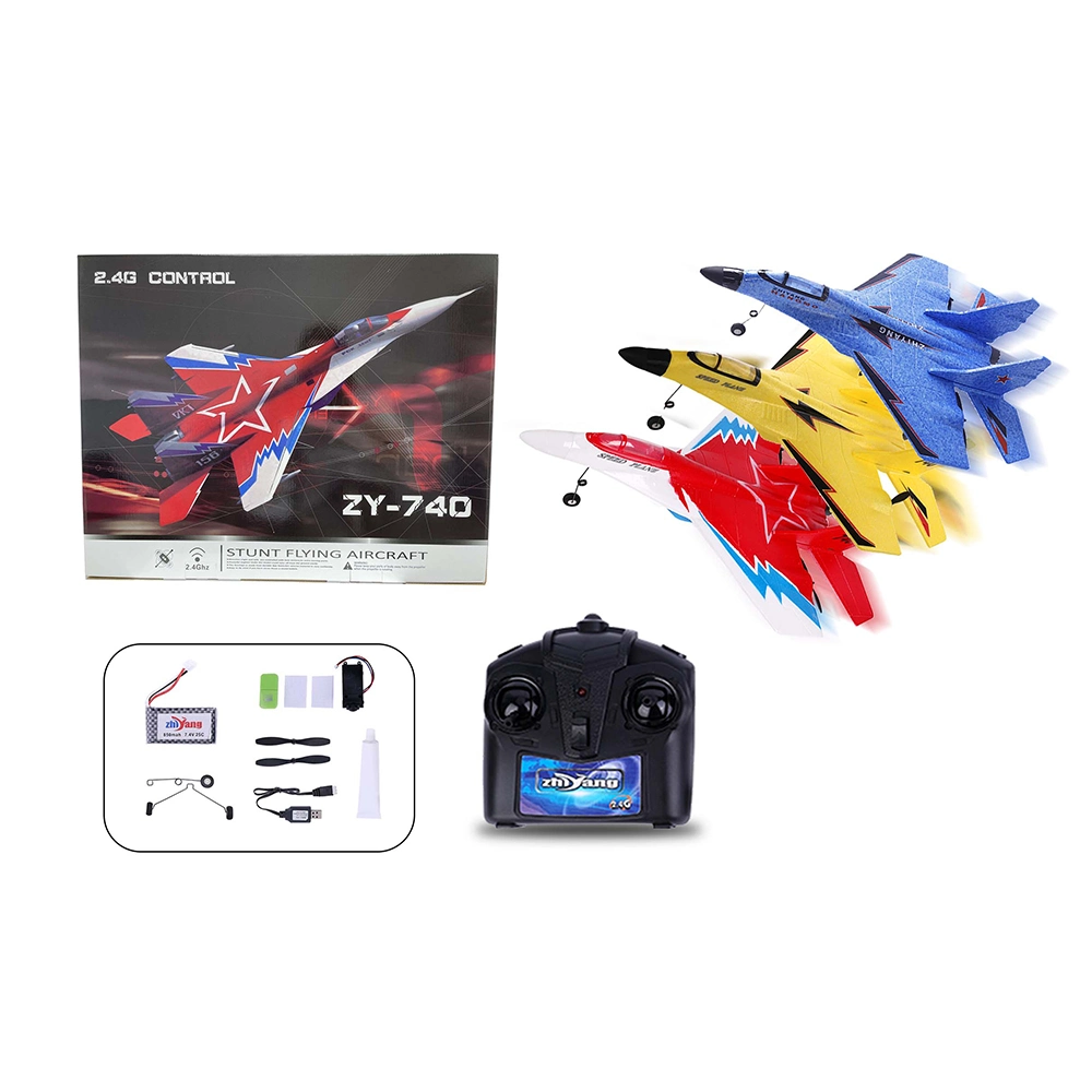 2.4 GHz 2 Channels Outdoor Foam Remote Control Airplane Outdoor Indoor Toys