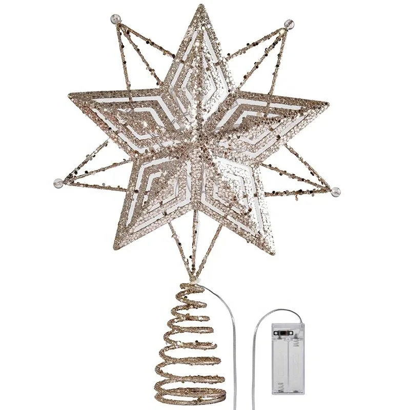 New Xmas Metal House Pendants Christmas Tree Star Ornament