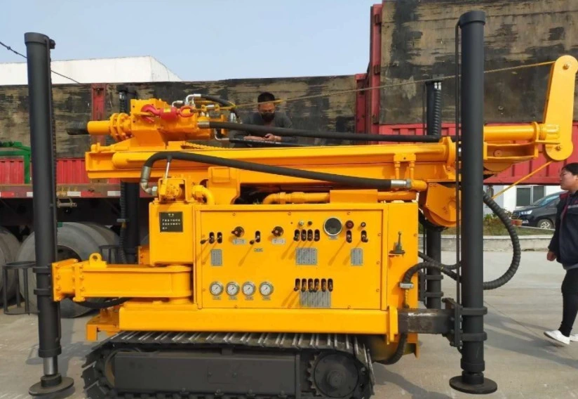 Crawler Mounted Hard Rock Boring Hydraulic Well Drill/Drilling Rig Machine