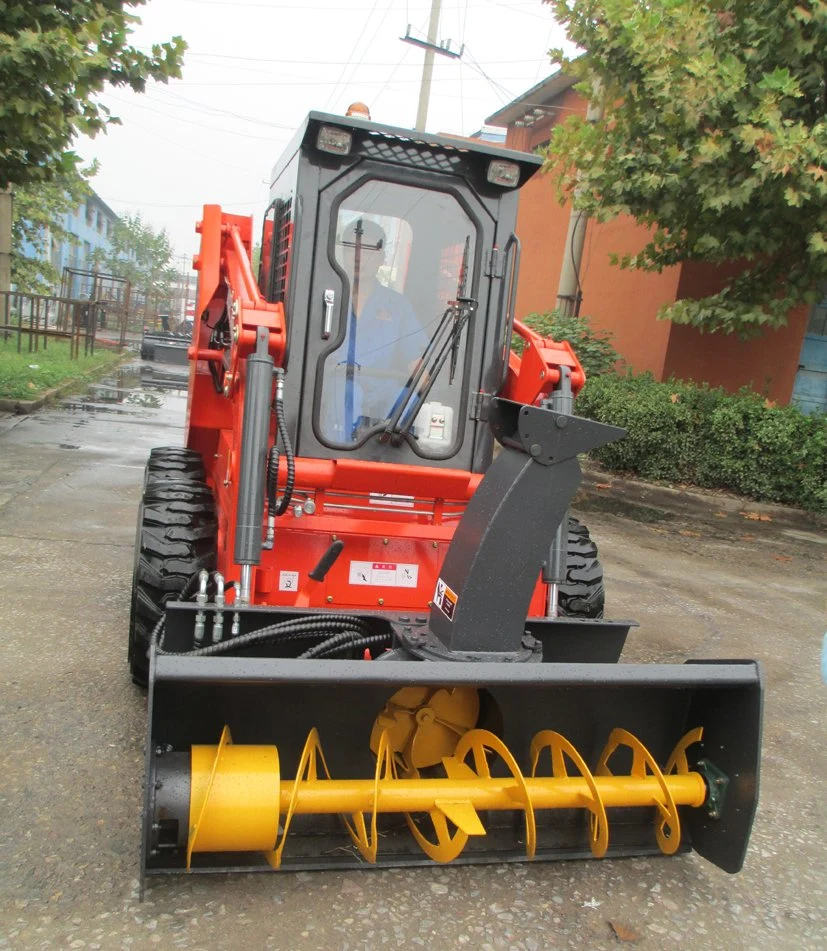 Titeco Skid Steer Wheel Loaader Slippage Loader with Snowblower Hydraulic Breaker Angle Broom